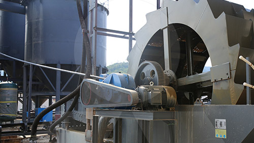 洗砂機生產(chǎn)線現(xiàn)場