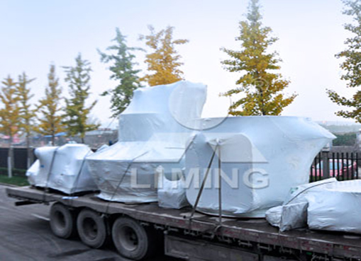 石灰石磨粉機械設備發(fā)貨現(xiàn)場