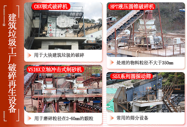 建筑垃圾工廠破碎再生設(shè)備