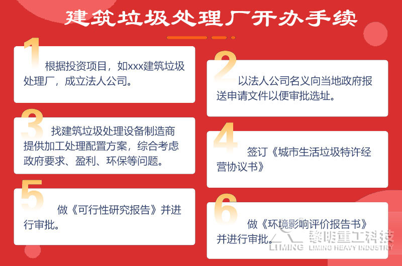 建筑垃圾破碎處理廠開(kāi)辦要求m