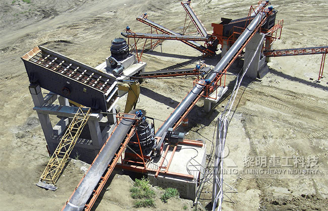 浙江巖石破碎生產(chǎn)線